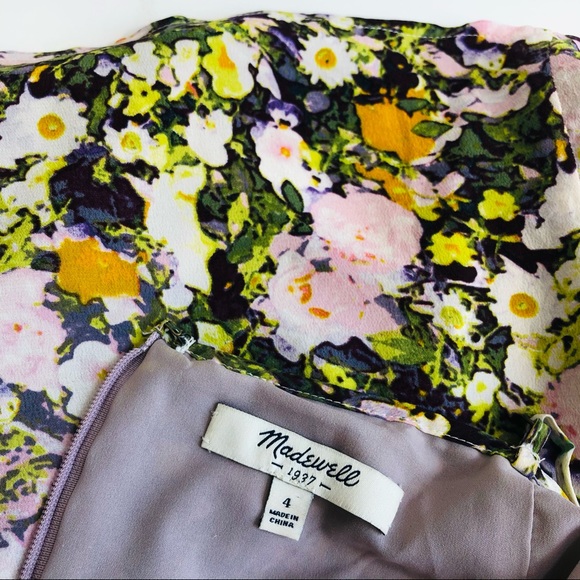 MADEWELL silk dress 🌸 size 4 - Picture 11 of 12